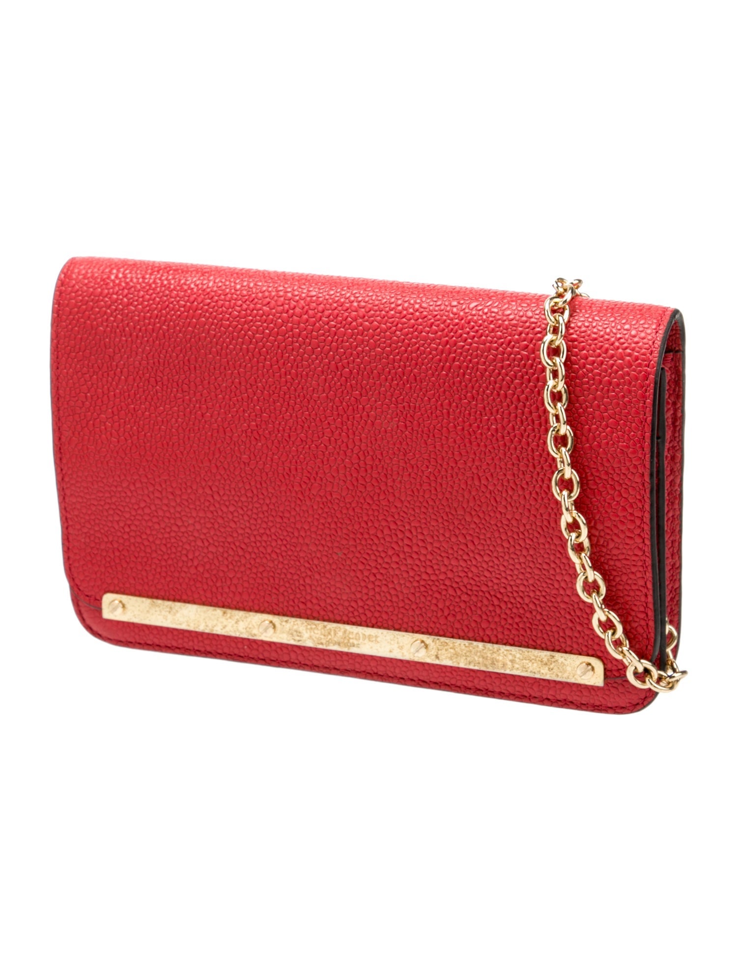 Henri Bendel Leather Chain-Link Crossbody